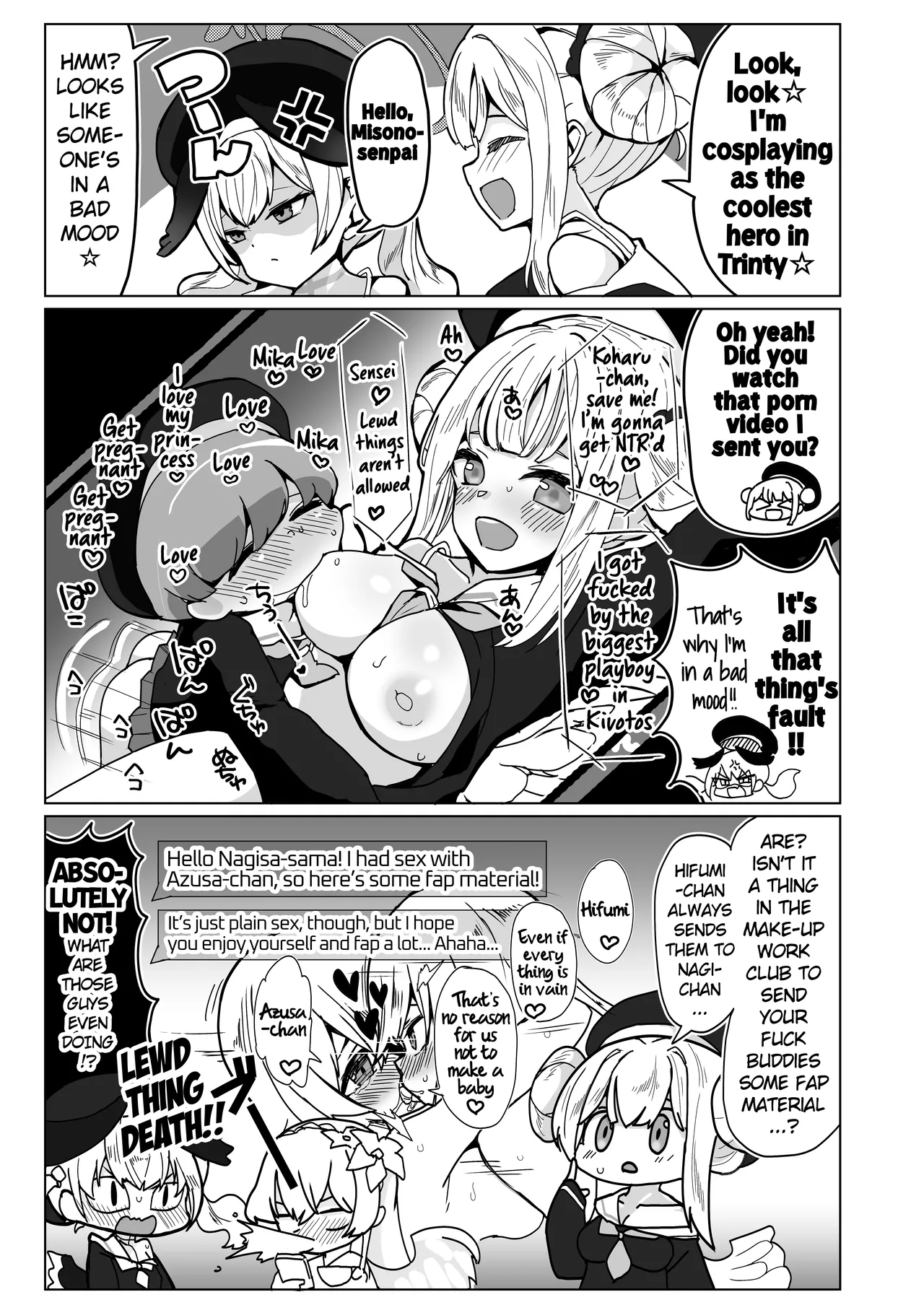 Blue Archive Futanari Anthology - Page 82