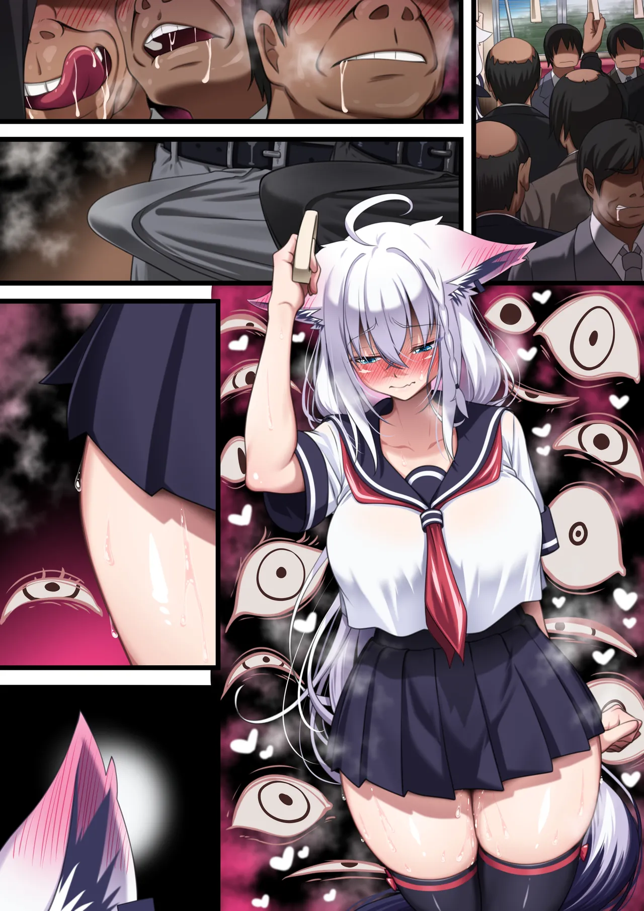 Tsukiai Hajimeta Sukonbu ga Shiotaiou de, Ossan Sukonbu ni Otosareru Fubuki-san page 626 featuring shirakami fubuki hololive parody - big breasts glasses hentai manga - read online free