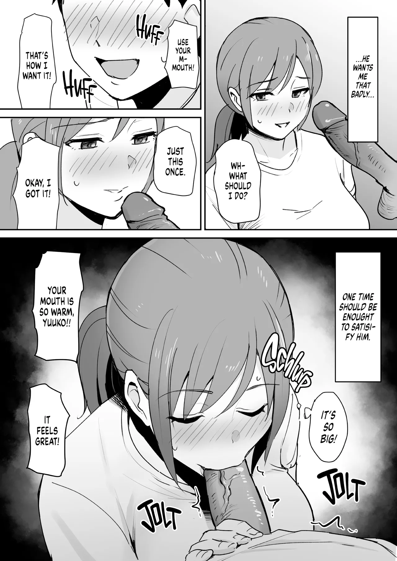 Yuujin no Haha wa Dekachin ni Yowai | My Friend's Mom is Weak to a Huge Cock page 13 original parody - squirting milf hentai manga - read online free