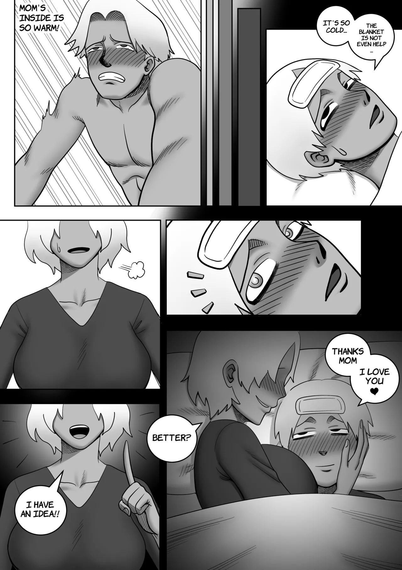 Mother and Son on a desert island #1 page 18 original parody - handjob milf hentai manga - read online free