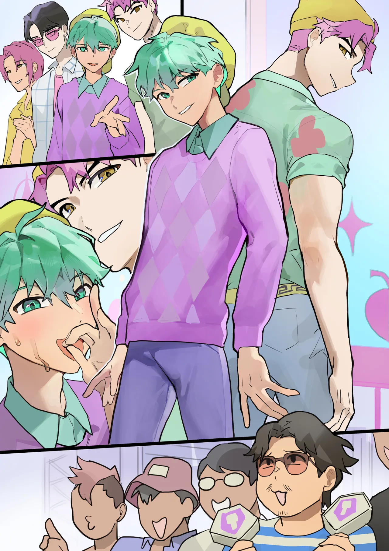 Saja Boiz' Fan Stream page 12 featuring abby saja kpop demon hunters parody - group anal hentai manga - read online free