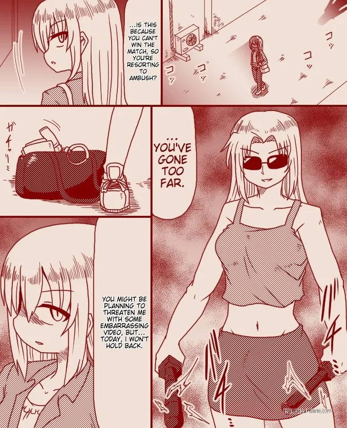 Shemale gets defeated by brash female fighter - Page 1