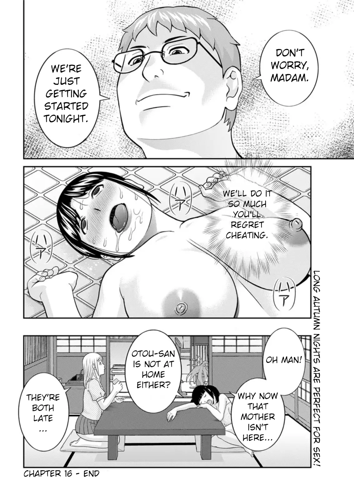 Megumi-san wa Musuko no Kanojo Ch. 16 page 18 - milf big breasts hentai manga - read online free