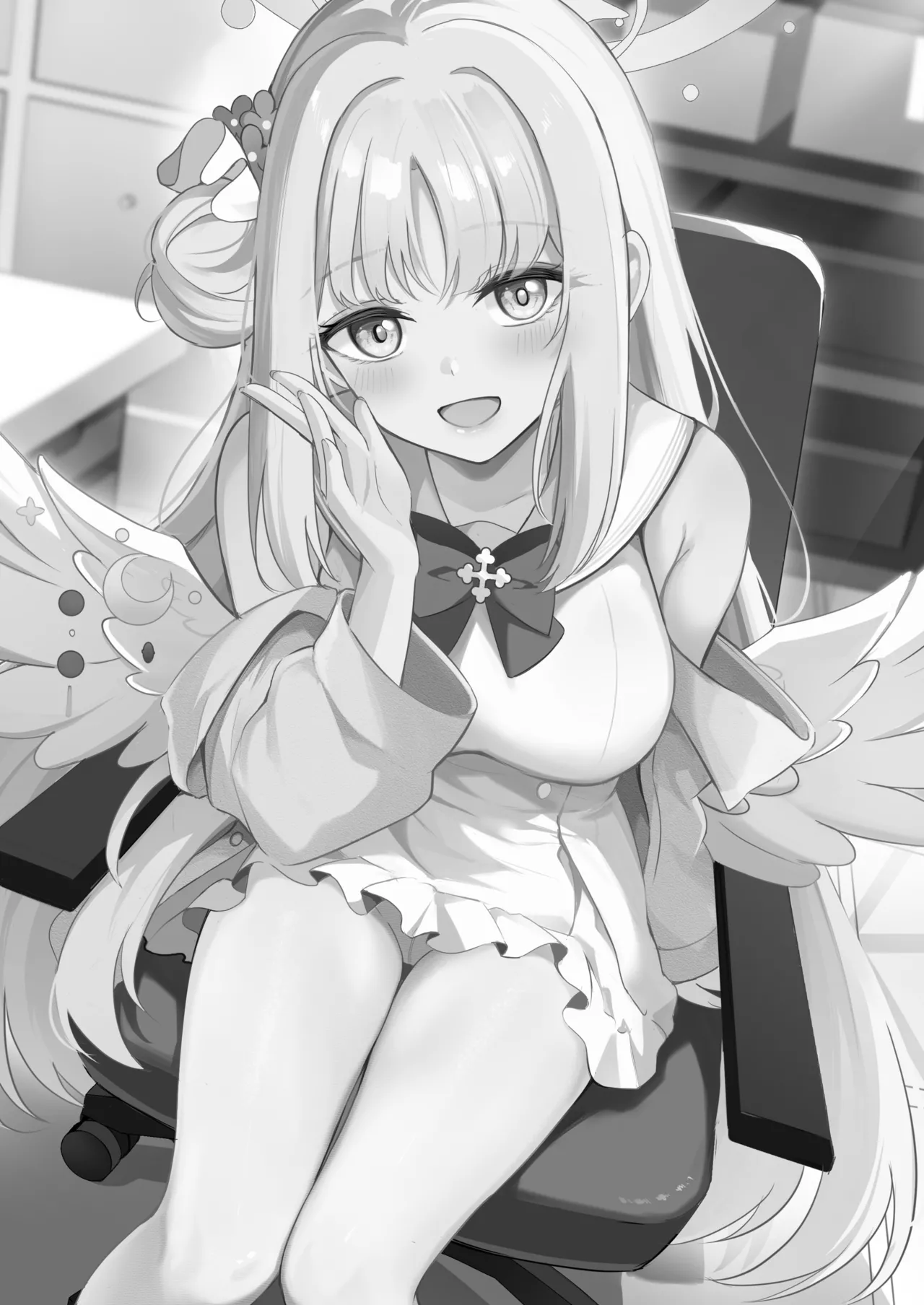 Sensei dake no Mondaiji page 39 featuring mika misono blue archive parody - wings pantyhose hentai manga - read online free