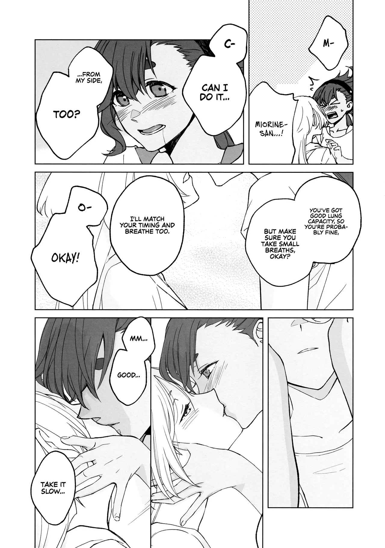 Kiss Kiss Kiss page 21 featuring miorine rembran mobile suit gundam the witch from mercury parody - cunnilingus females only hentai manga - read online free
