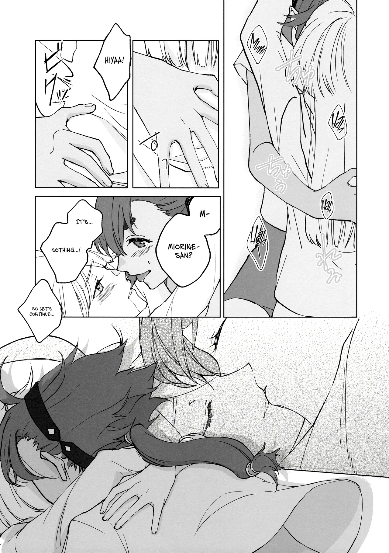 Kiss Kiss Kiss page 23 featuring miorine rembran mobile suit gundam the witch from mercury parody - cunnilingus females only hentai manga - read online free