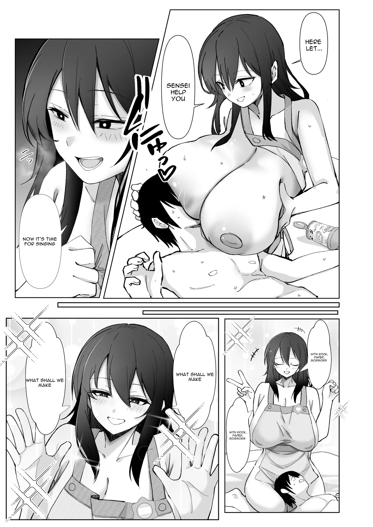 200cm Deka Hoikushi wa Bosei ga Tarinai node Boku ga Renshuudai ni naru Hanashi page 21 original parody - big breasts breast feeding hentai manga - read online free