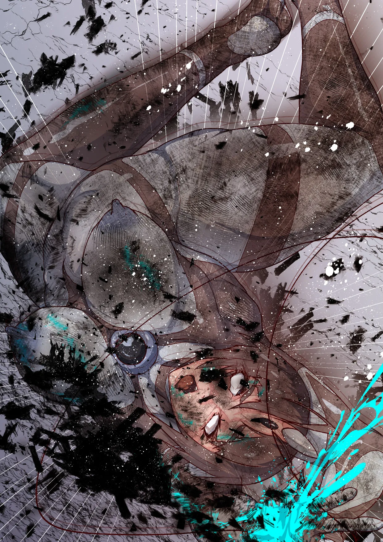 アトラルクスネオン4～絶叫!マシンモンスターに処刑されるヒロイン～巨大ヒロインは残虐絶叫マシーンで完全敗北地獄逝き…正義のヒロインは踏みにじられ尊厳は破壊される page 30 featuring ultrawoman ultraman parody - ryona giantess hentai manga - read online free