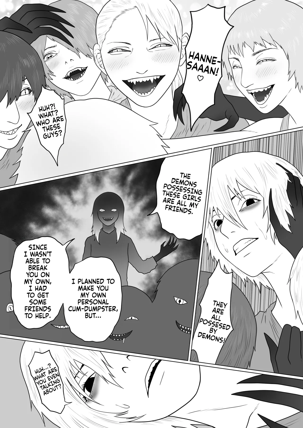 Futanari Akuma to Akuma Haraishi | The Futanari Demon and the Exorcist page 37 original parody - futanari urination hentai manga - read online free