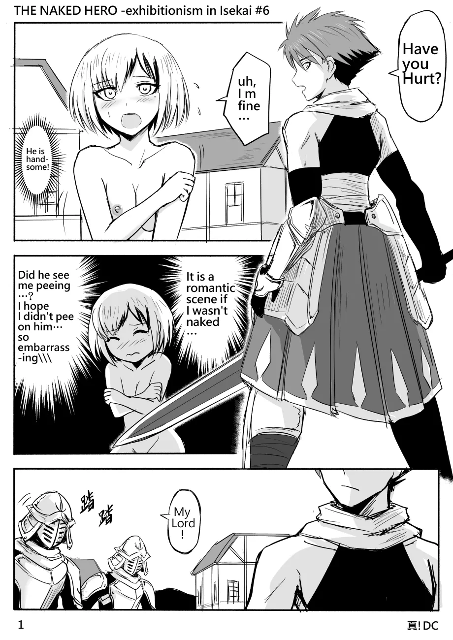 The Naked Hero - Adventure in Another World page 28 original parody - story arc masturbation hentai manga - read online free