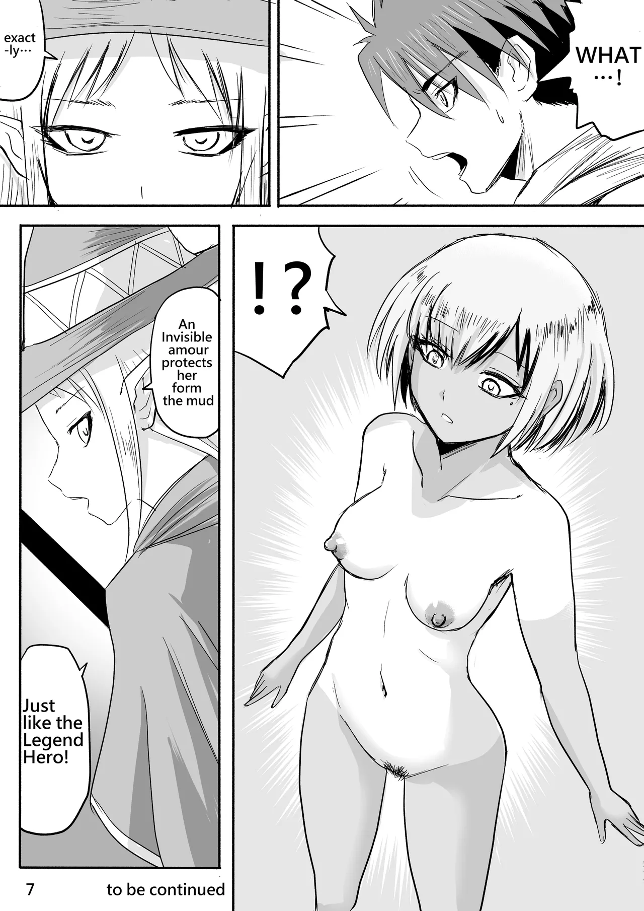 The Naked Hero - Adventure in Another World page 41 original parody - story arc masturbation hentai manga - read online free