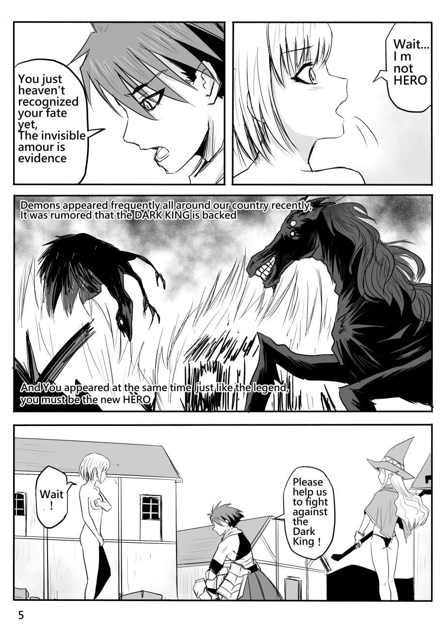 The Naked Hero - Adventure in Another World page 46 original parody - story arc masturbation hentai manga - read online free