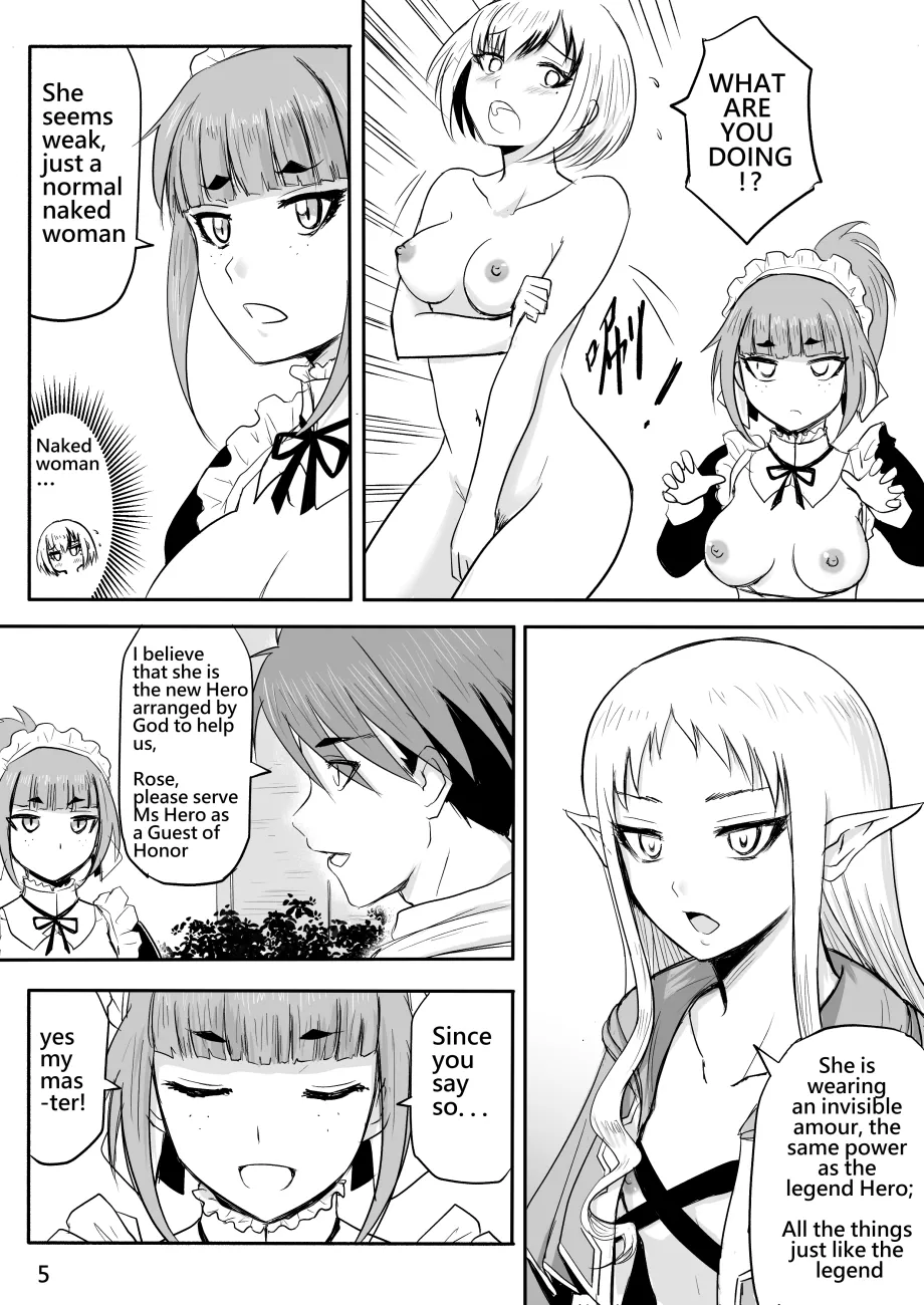 The Naked Hero - Adventure in Another World page 70 original parody - story arc masturbation hentai manga - read online free