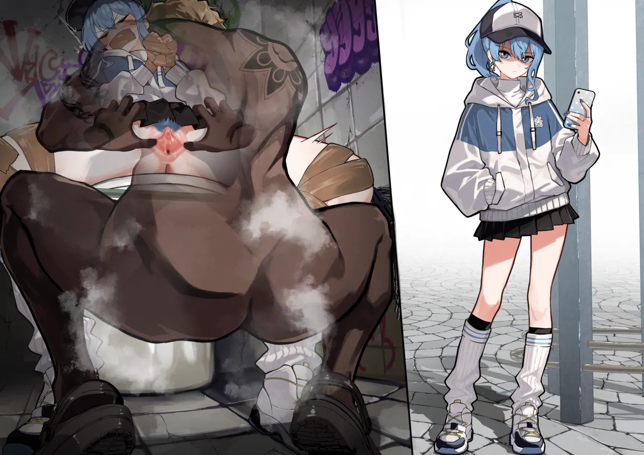 VRCsui page 75 featuring hoshimachi suisei hololive parody - bondage mosaic censorship hentai manga - read online free