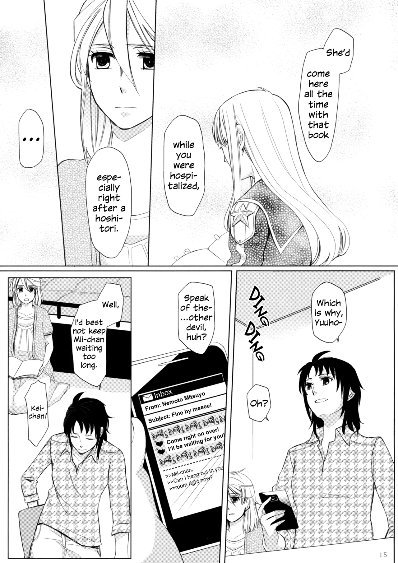 Page 14 of (Girls Love Festival 11) [No.3 (Kamonasu, Sakuraba, Yuyuki)] Meteora (Hayate x Blade) [English]