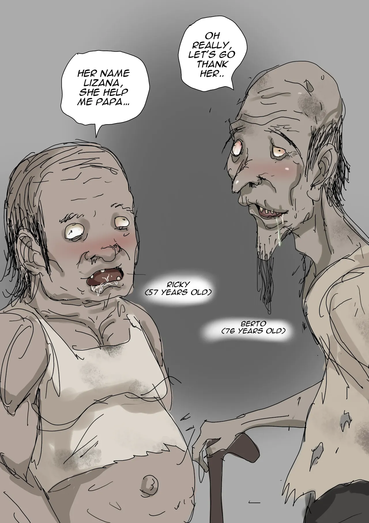 Sinful Lust - Lizana And The Homeless 1 page 10 original parody - big breasts smegma hentai manga - read online free