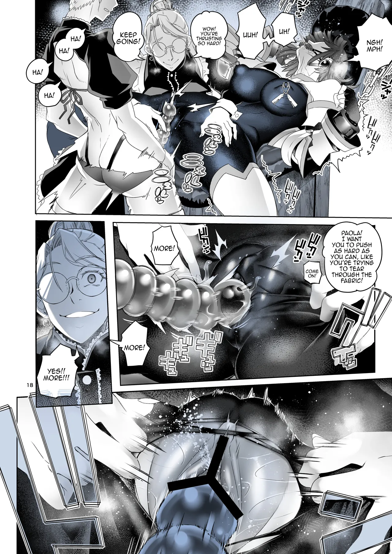 Onna Kishi Rael to Kinka no Daishou page 17 original parody - maid big breasts hentai manga - read online free