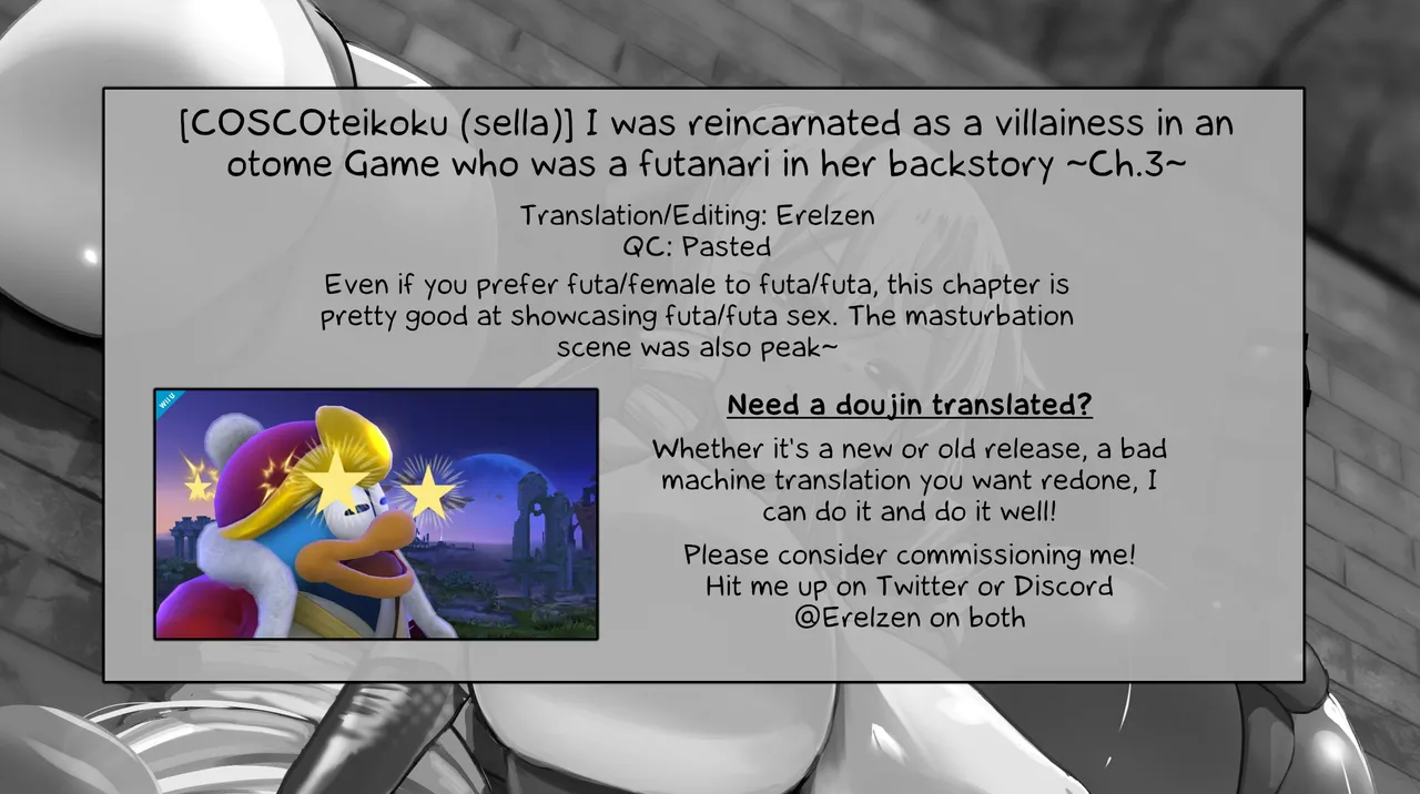 [COSCOteikoku (sella)] Otome Game no Akuyaku Reijou ni Tensei Shitara Ura Settei de Futanari deshita ~Ch. 3~ | I was reincarnated as a villainess in an otome Game who was a futanari in her backstory ~Ch. 3~ [Digital] [English] [Erelzen] page 36 original parody - ttf threesome futanari hentai manga - read online free