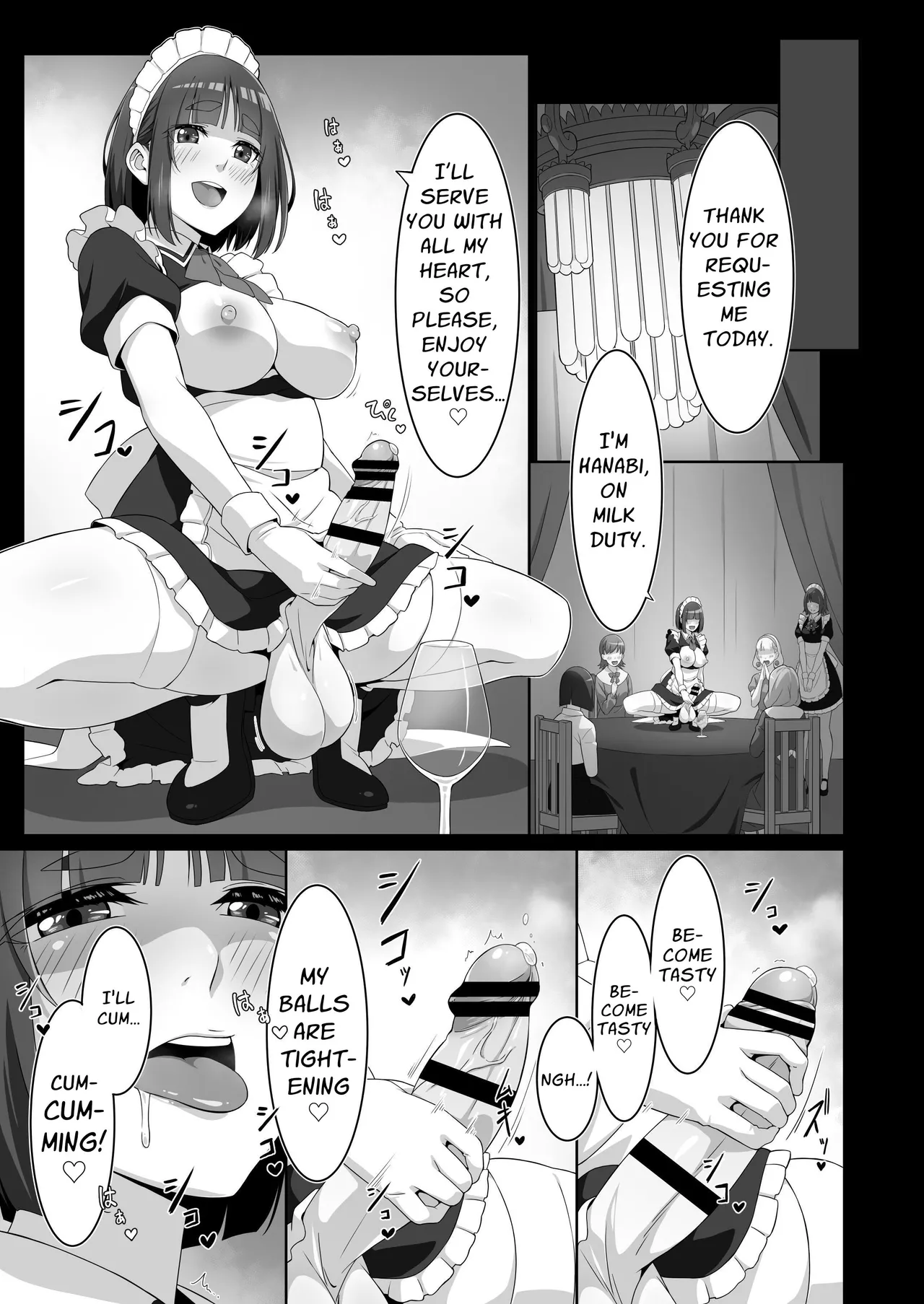 Futanari Maid no Milk Houshi | Futanari Maid's Milk Service page 27 original parody - maid cum swap hentai manga - read online free