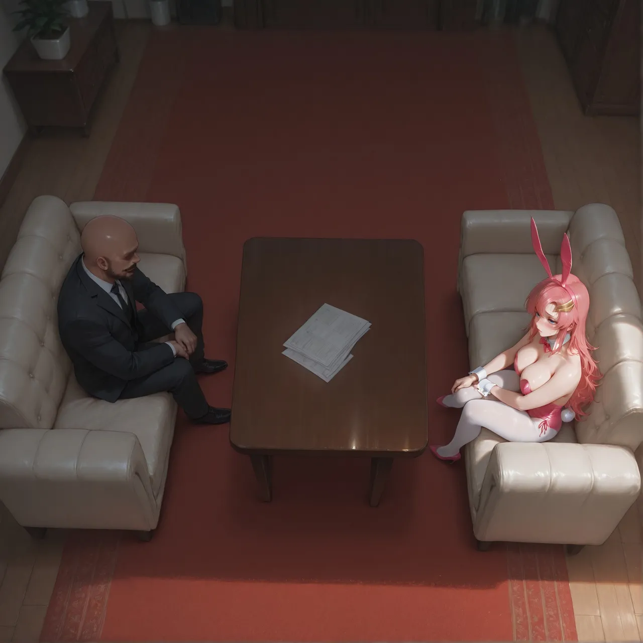 拉克丝·克莱茵 page 71 featuring lacus clyne gundam seed parody - big breasts bunny girl hentai manga - read online free