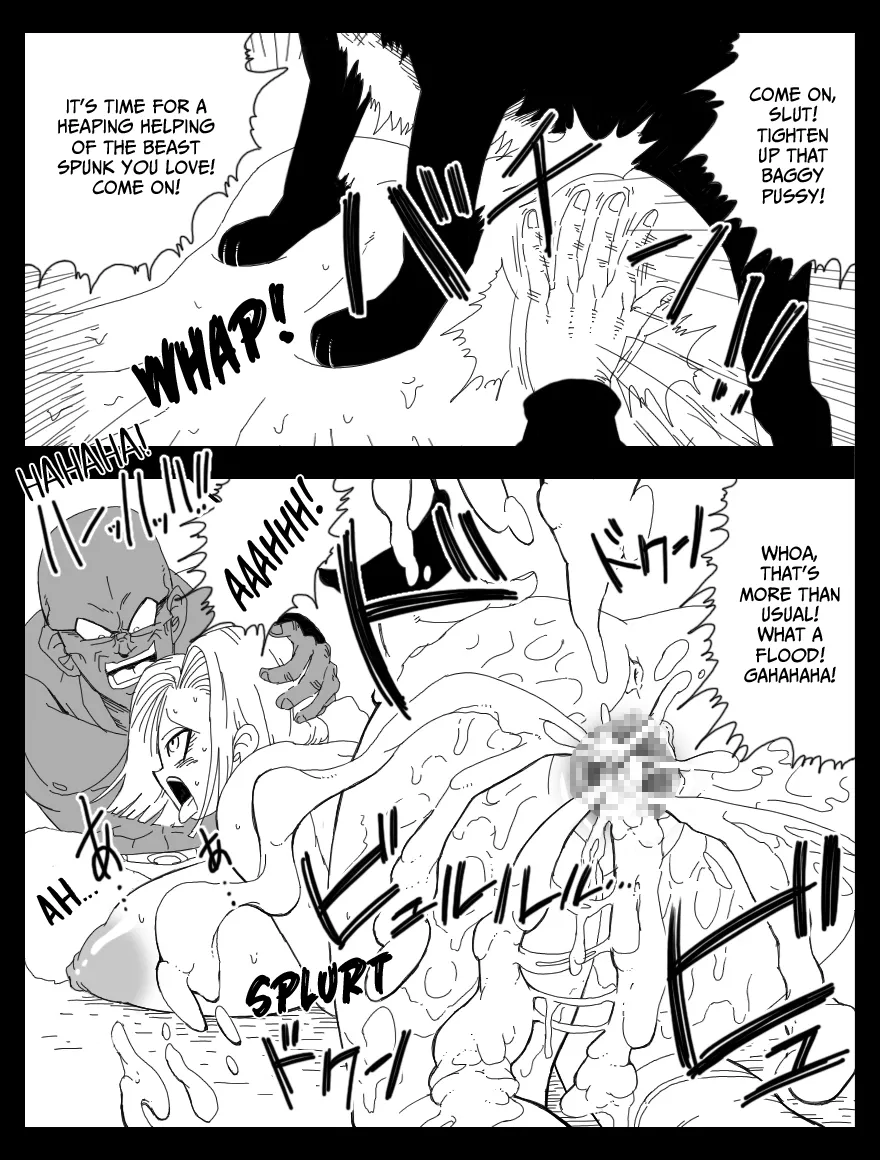 DRAGON ROAD 9 page 24 featuring android 18 dragon ball z parody - big breasts dog hentai manga - read online free