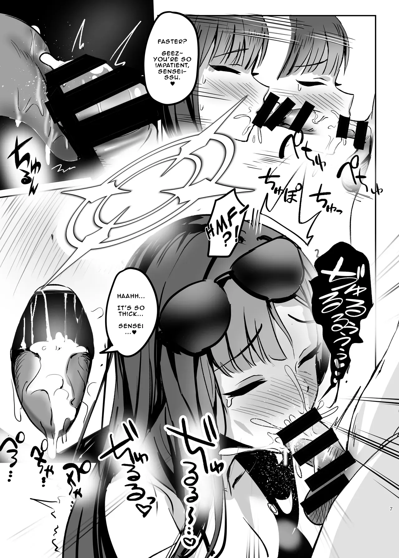Page 7 of [Tatsunosaki (Akimori)] Sensei, Acchi de Ippatsu Iissu ka? | Sensei, Let's have a quickie over there (Blue Archive) [English] [Digital]