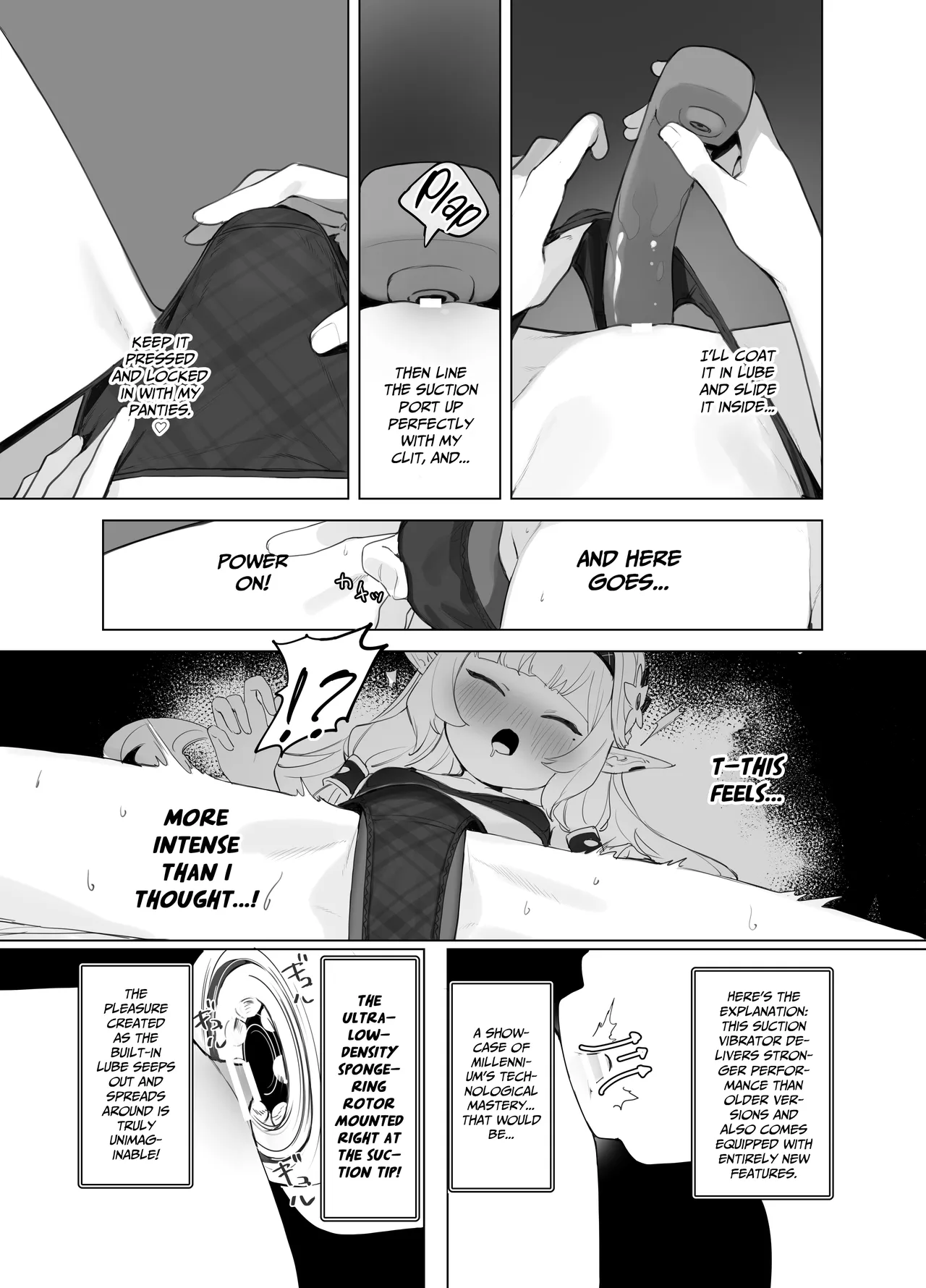 WISDOM LIBIDO EXPLOSION page 15 featuring himari akeboshi blue archive parody - elf masturbation hentai manga - read online free