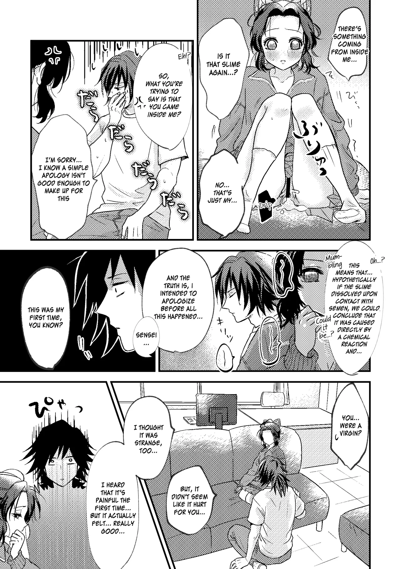 Sensei Soutei gai no Jitai desu! | Sensei, Something Unexpected has Happened! Chapters 1 & 2 page 34 featuring shinobu kochou kimetsu no yaiba parody - sole female sole male hentai manga - read online free