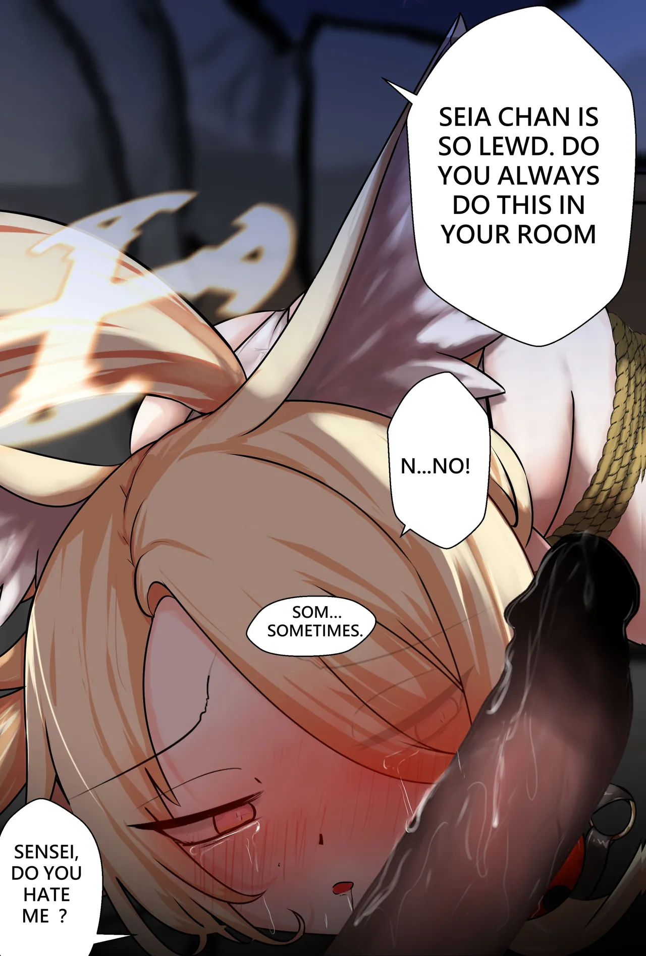 セイア様02 ENG page 14 featuring seia yurizono blue archive parody - gag spanking hentai manga - read online free