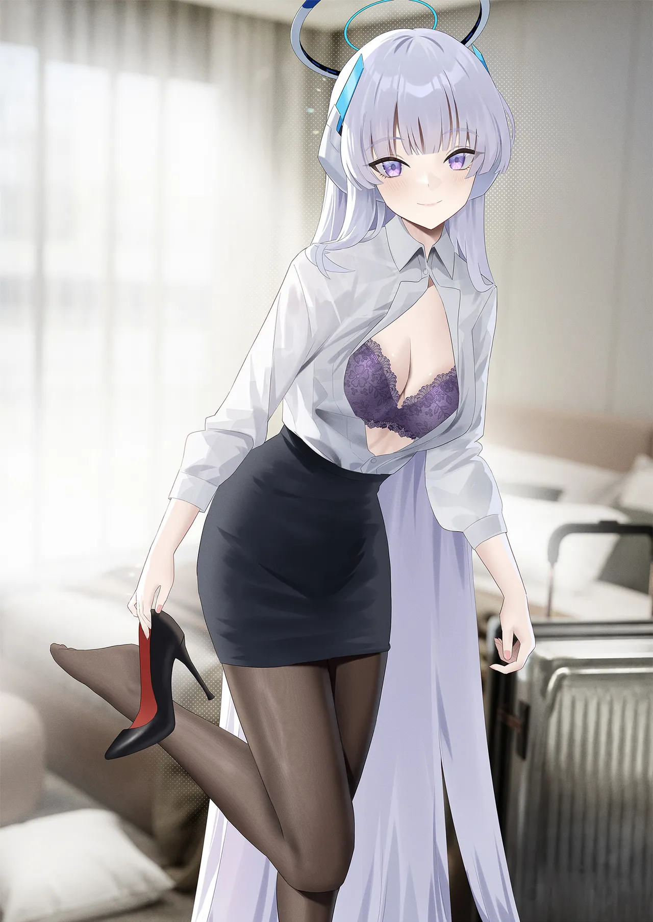 Sensei to no Suteki na Jikan | 和老師的美好時光 page 19 featuring yuuka hayase blue archive parody - uncensored ffm threesome hentai manga - read online free