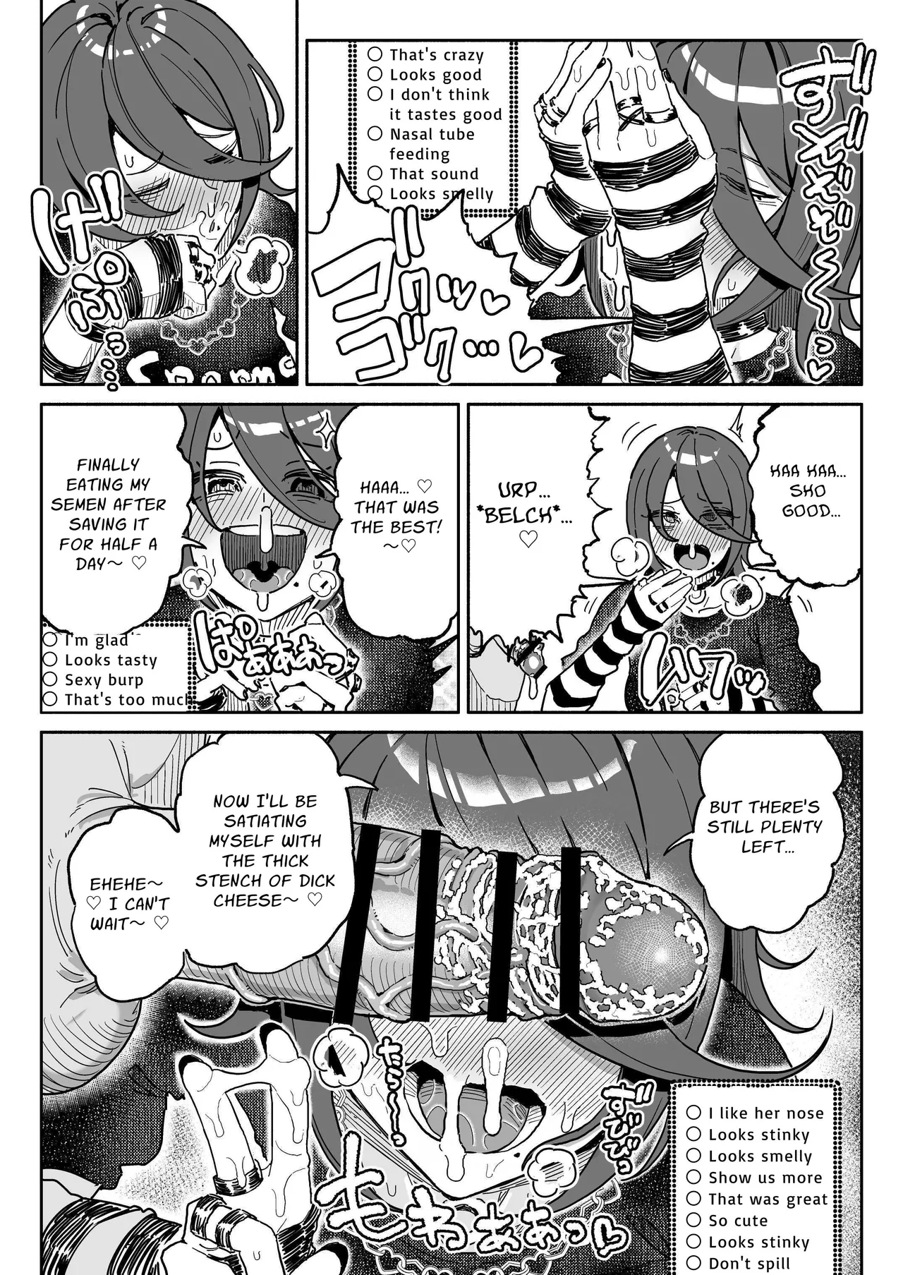 Chin Kagi Kei Haishinsha Isshuukan Chinkasu Zamen Seikatsu | Dick Sniffin' Tuber's 1 Week Smegma Ridden Cumlife page 14 original parody - cum swap handjob hentai manga - read online free