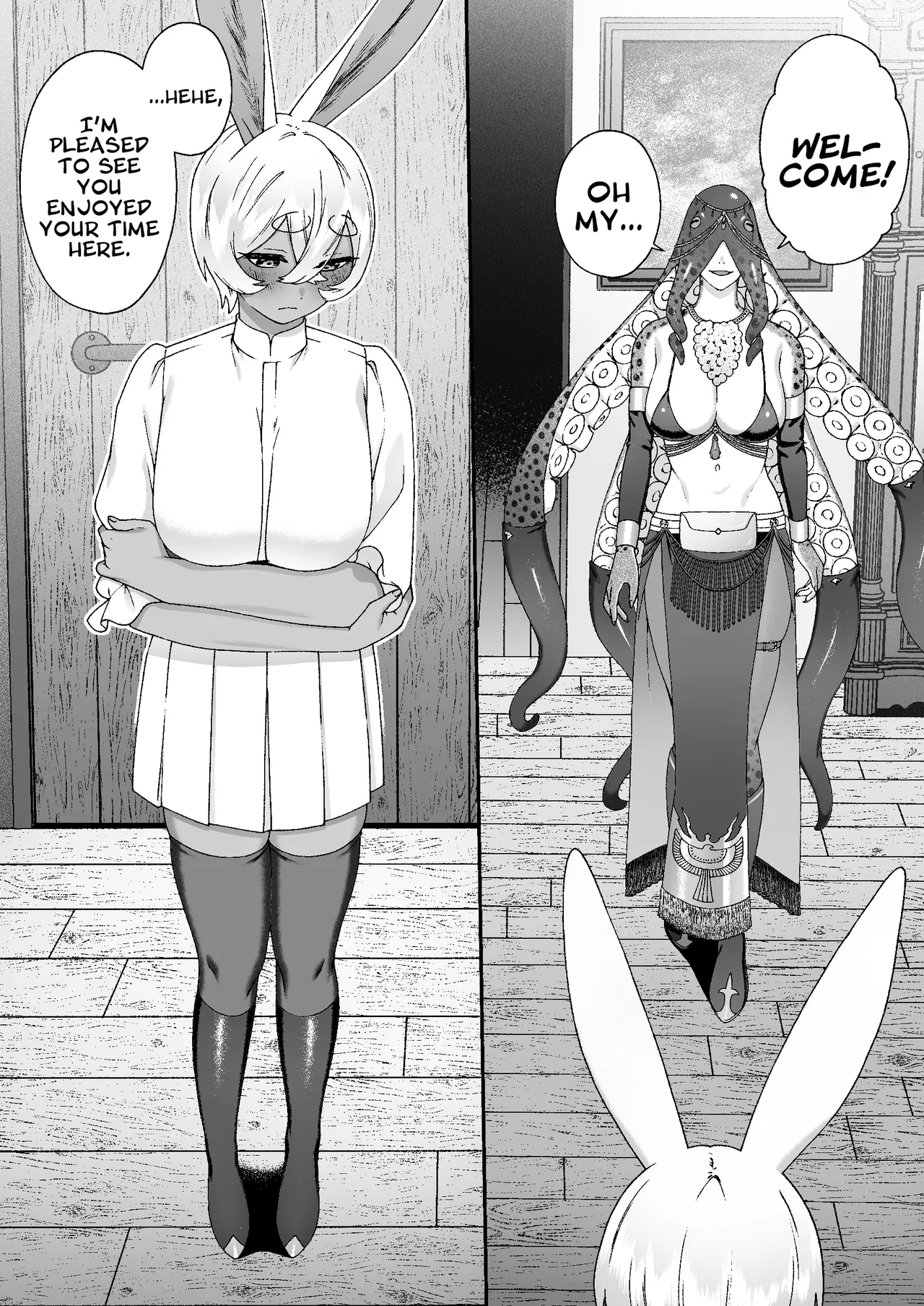 [Lin's Works] Monster no Massage-ya-san | Monster Masseuse [English] [A Cool Person] page 42 original parody - squirting big breasts hentai manga - read online free