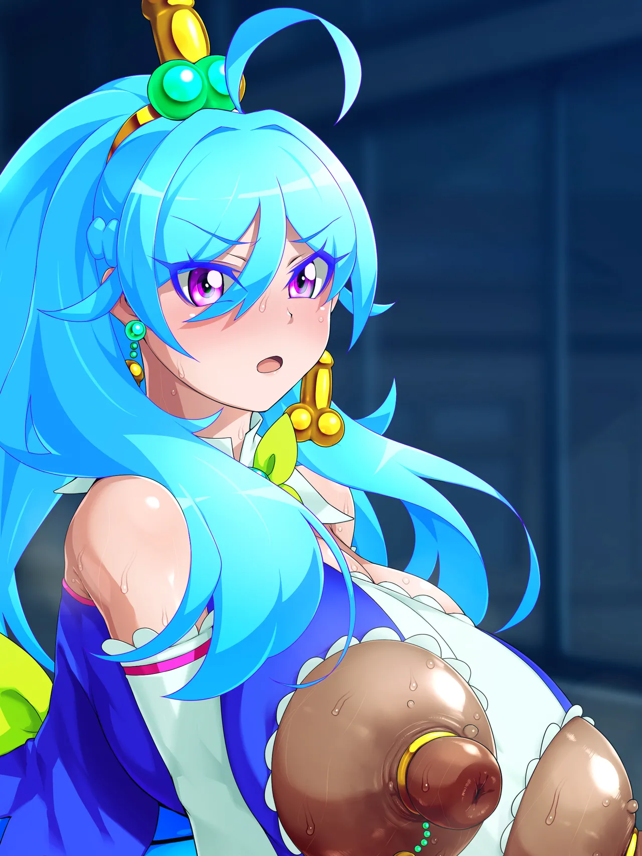 [GFF (Kuribayashi Chris)] Kanzu Megumi wa do~~~shitemo onnanoko ni kintama o hayashitai page 221 original parody - futanari big breasts hentai manga - read online free