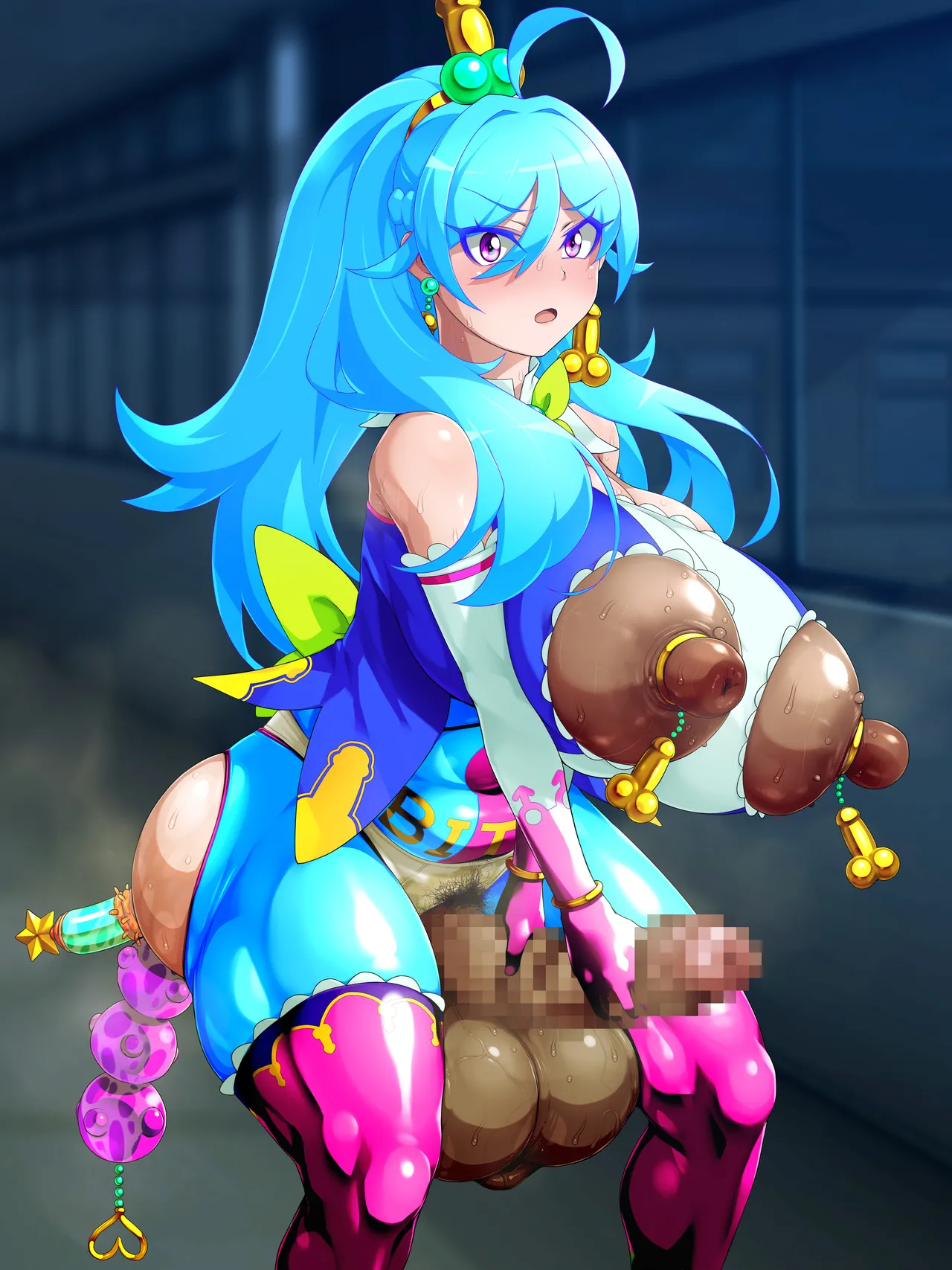 [GFF (Kuribayashi Chris)] Kanzu Megumi wa do~~~shitemo onnanoko ni kintama o hayashitai page 226 original parody - futanari big breasts hentai manga - read online free