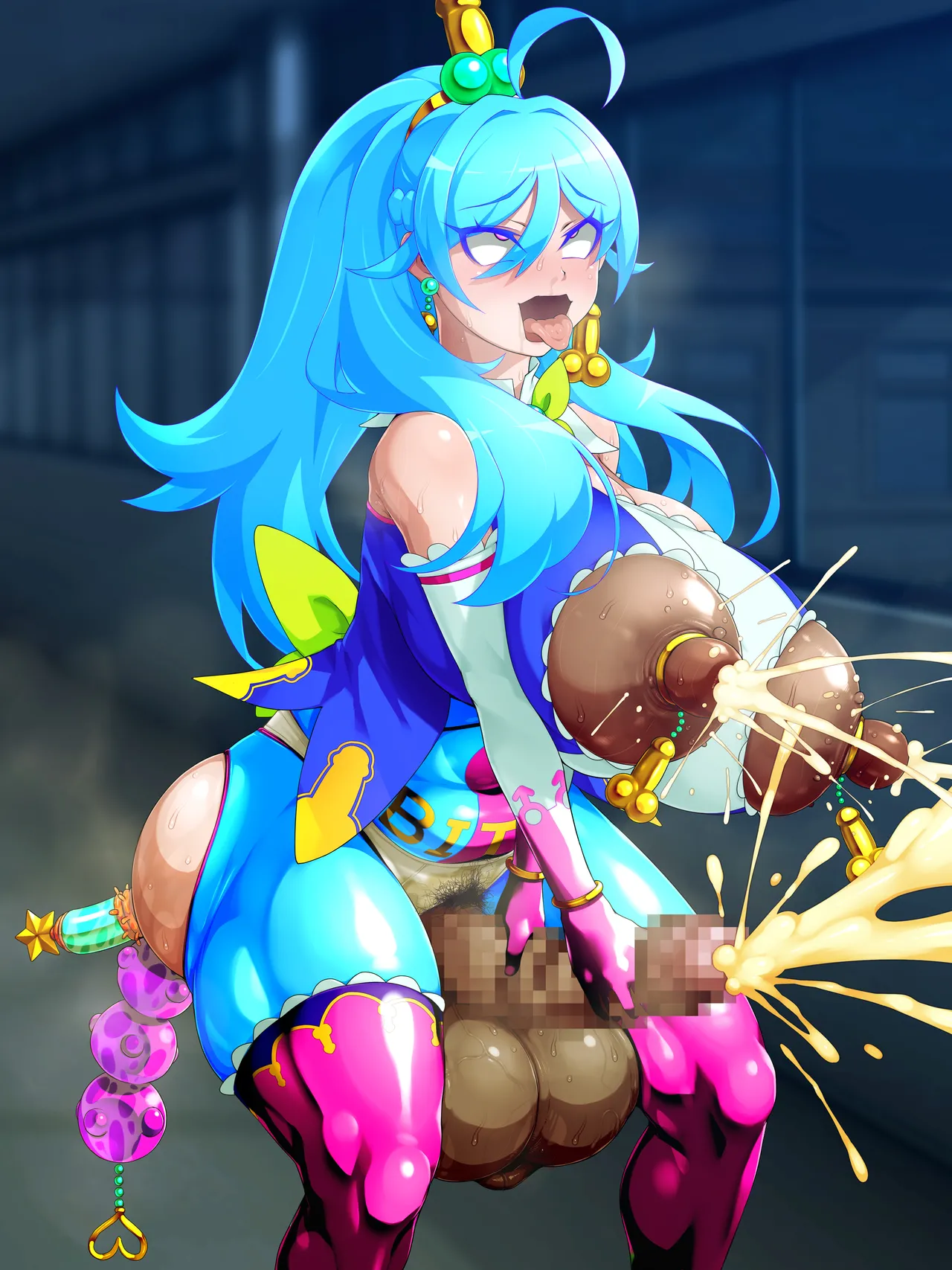 [GFF (Kuribayashi Chris)] Kanzu Megumi wa do~~~shitemo onnanoko ni kintama o hayashitai page 235 original parody - futanari big breasts hentai manga - read online free