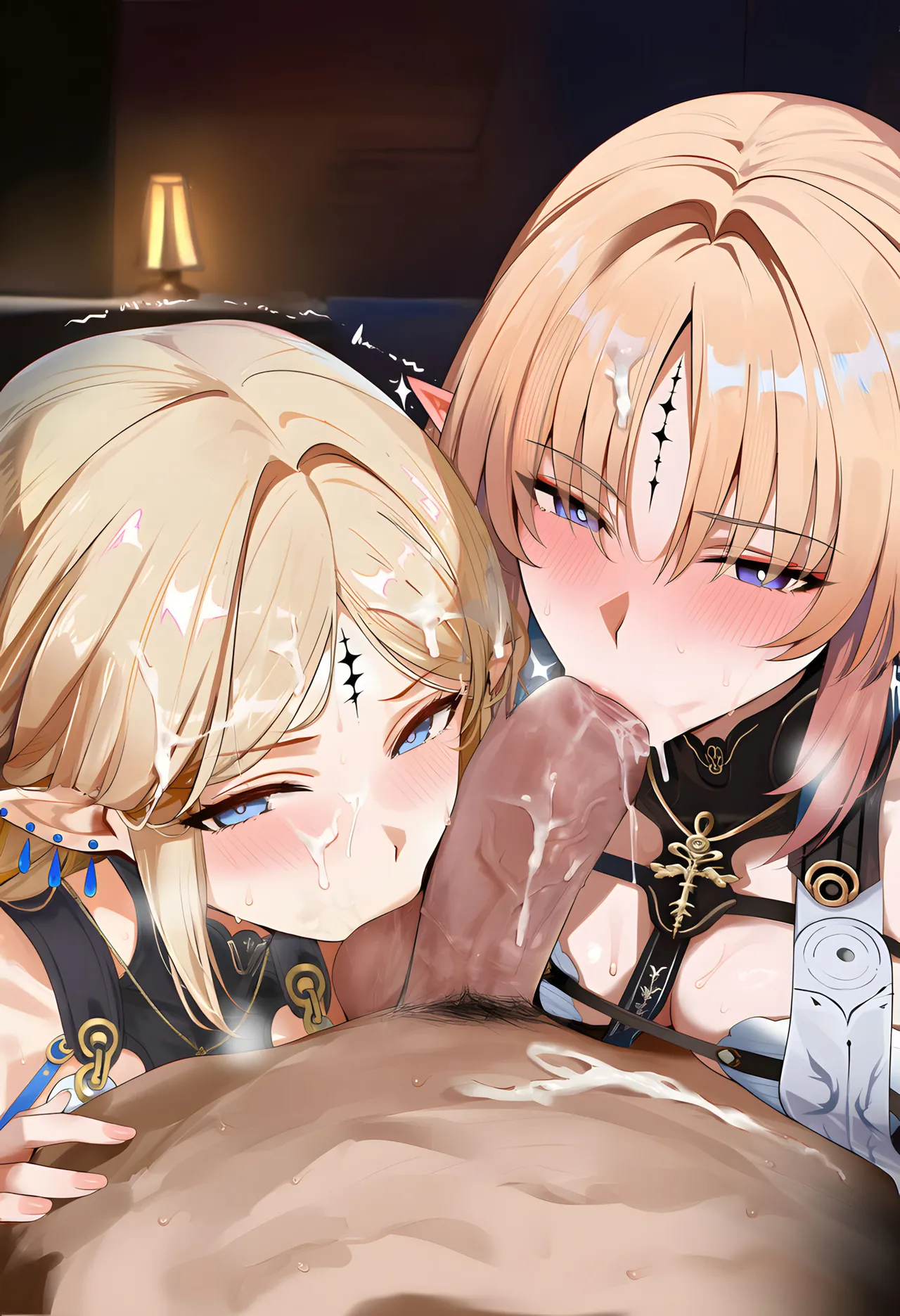 Chizuru 卡提希娅 cartethyia page 63 featuring rover wuthering waves parody - elf handjob hentai manga - read online free