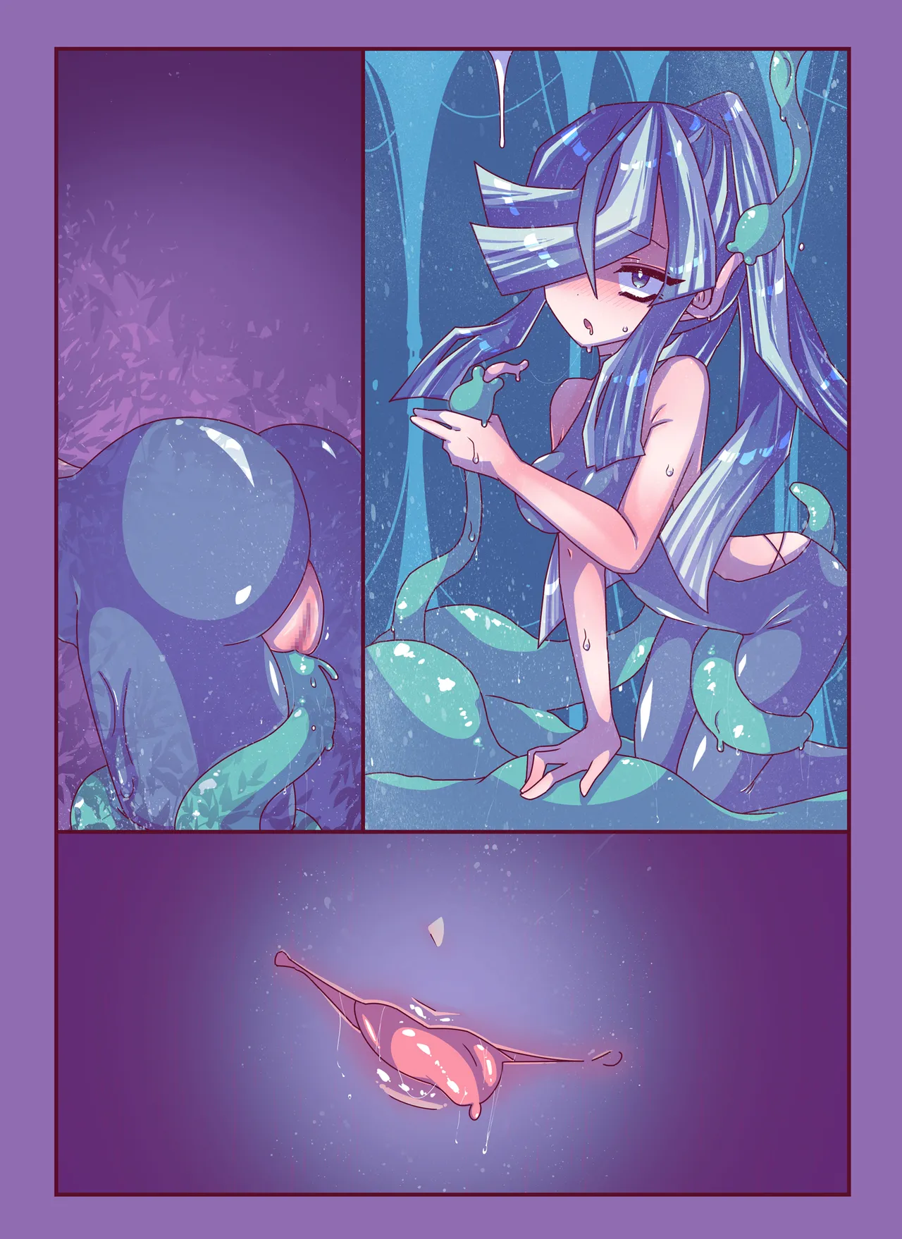 [Kakuran Operetta] Zassou Kari-chan 2nin Ko-cho Pero Kusuguri Haiboku page 39 original parody - females only tickling hentai manga - read online free