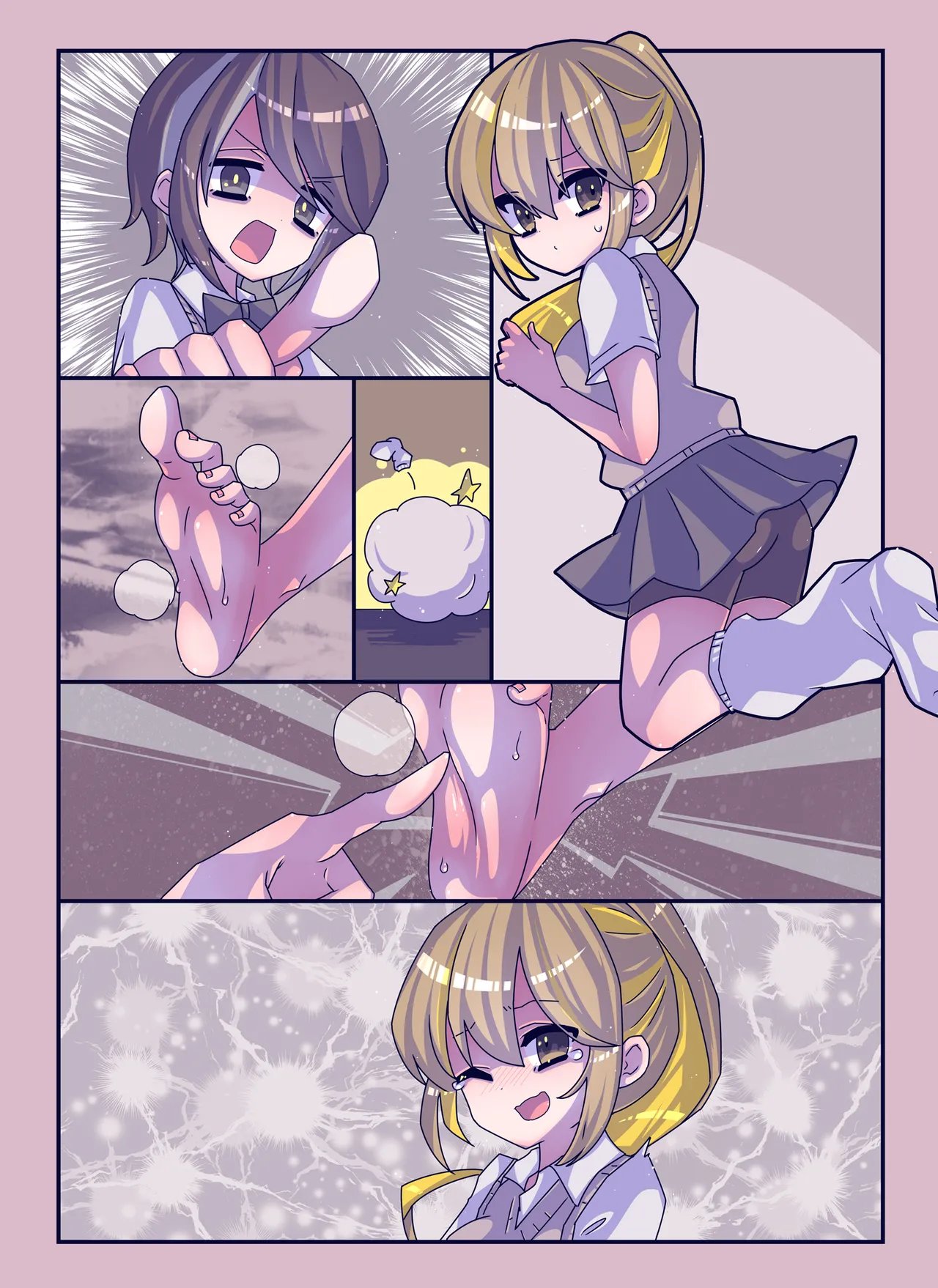 Kenzen! Ko-cho Pero Comic 3 page 29 original parody - tickling full color hentai manga - read online free