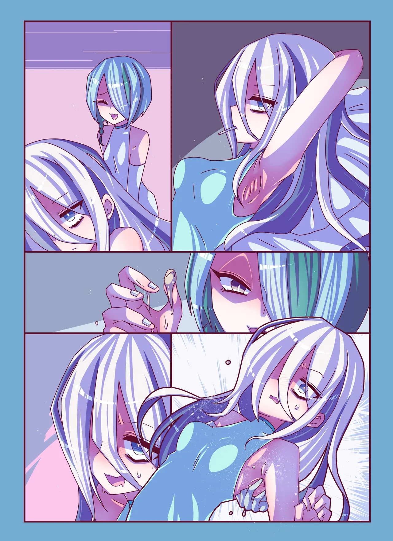 Kenzen! Ko-cho Pero Comic 4 page 35 original parody - females only tickling hentai manga - read online free