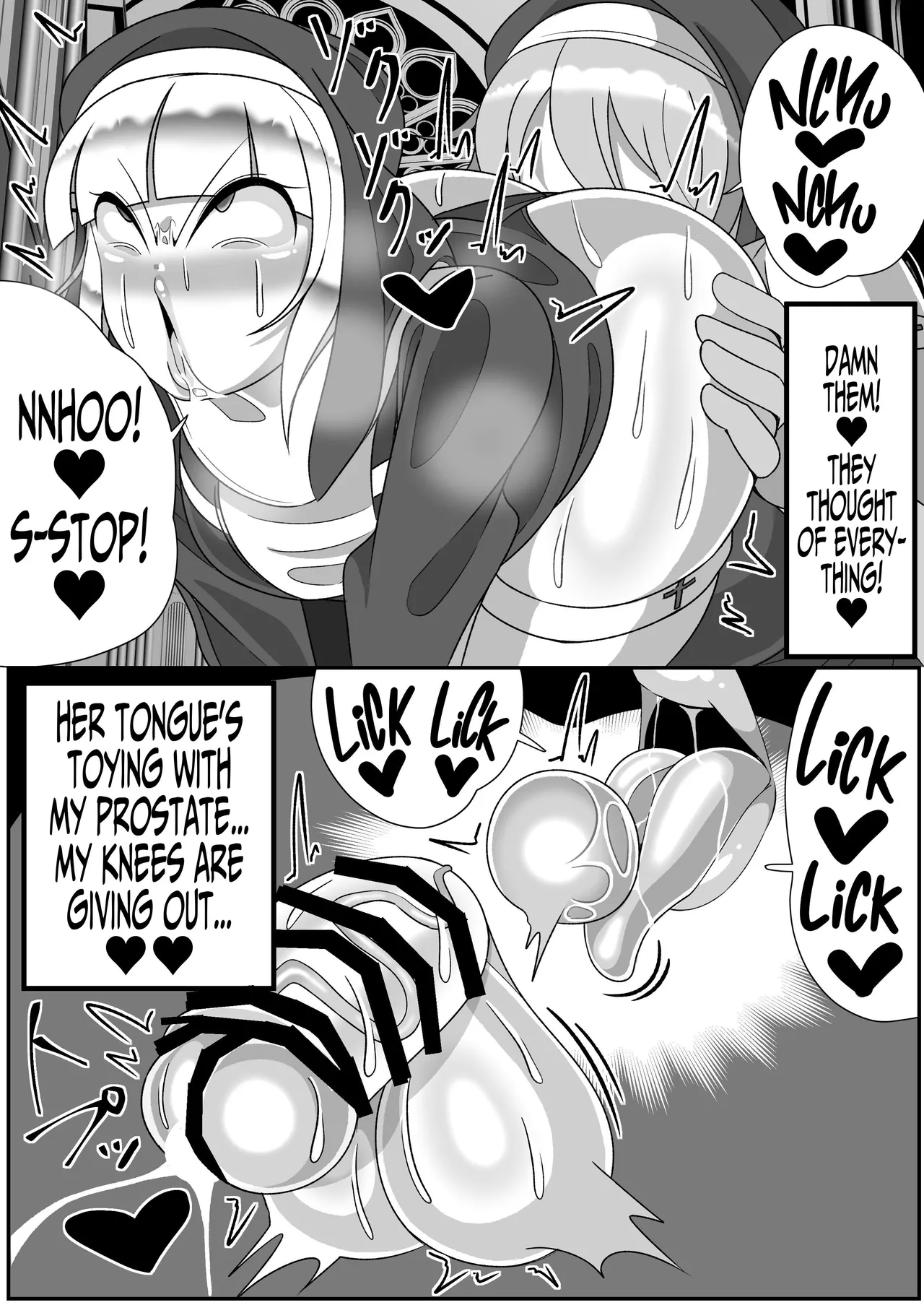 Futanari Seijo Shasei Kinshirei | Dick Slingin' Saintess page 26 original parody - futanari kissing hentai manga - read online free