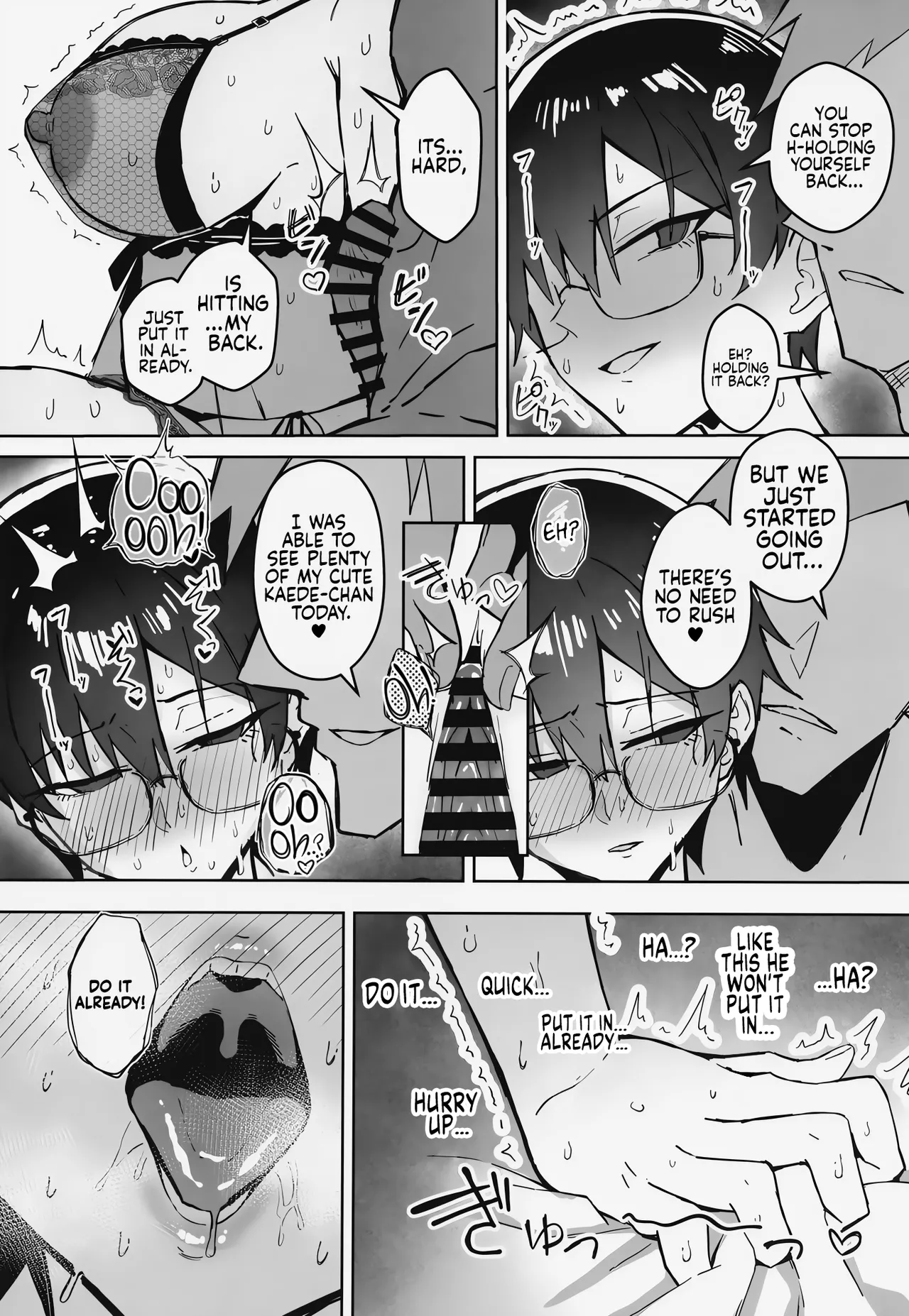 Buaisou na Kakure Kyonyuu Boyish Kanojo to Taikutsu na Date | A Boring Date with My Blunt, Boyish Babe and Her Hidden Assets page 21 original parody - kissing leg lock hentai manga - read online free