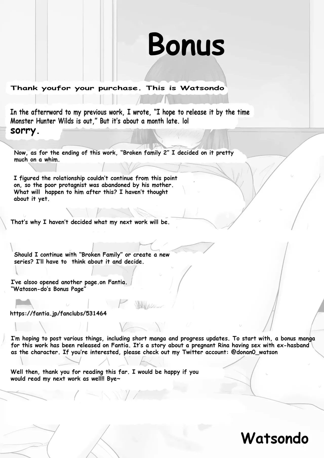 [Watson-dou] Houkai Kazoku 2 -Hahaoya ga Yakuza to no Sex ni Hamatta Hanashi- | Broken Family 2 - The story of a mother who got hooked on sex with the Yakuza [English] page 85 original parody - milf big breasts hentai manga - read online free