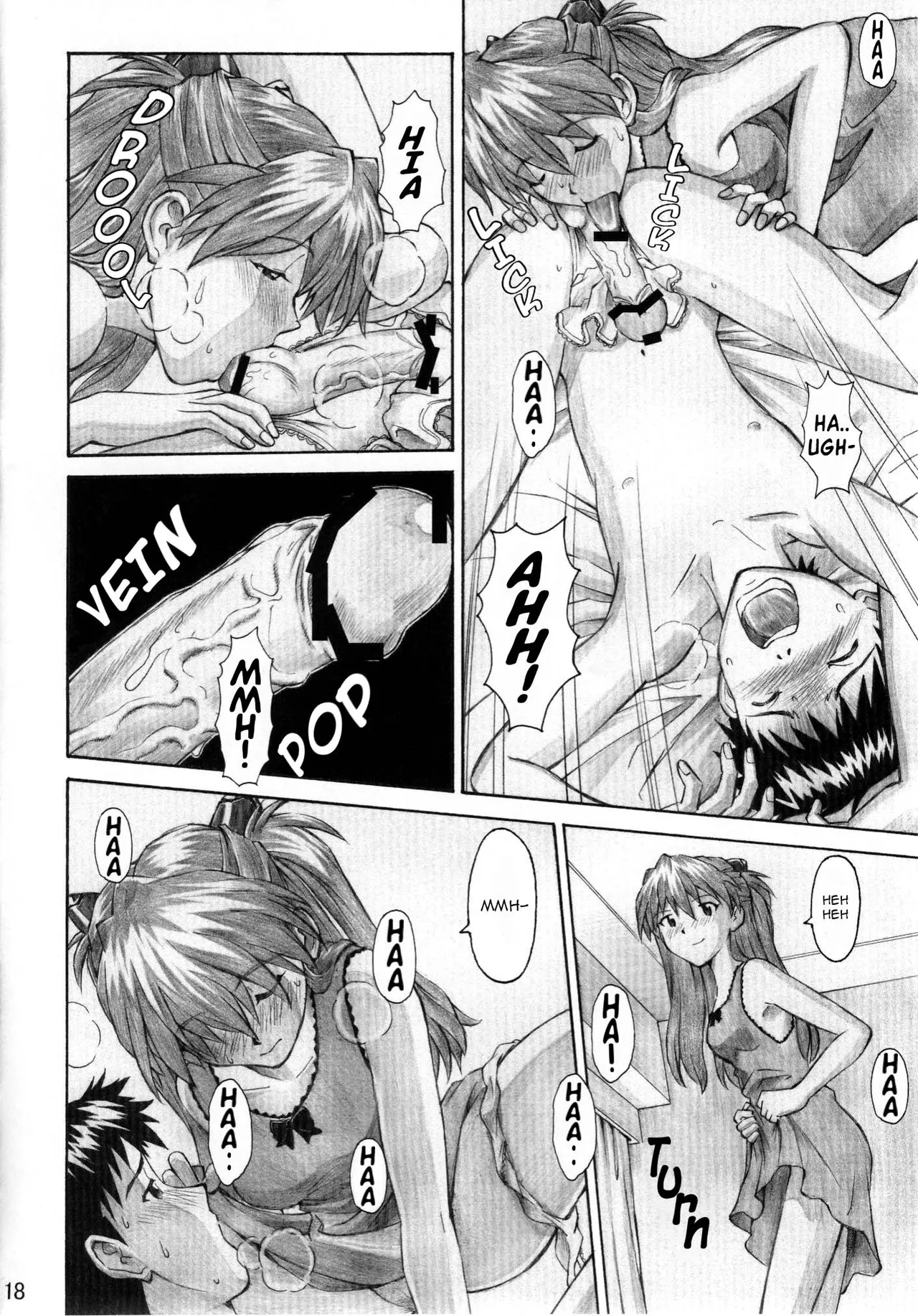 ASUKA TRIAL 3 page 17 featuring shinji ikari neon genesis evangelion parody - multi-work series sole female hentai manga - read online free