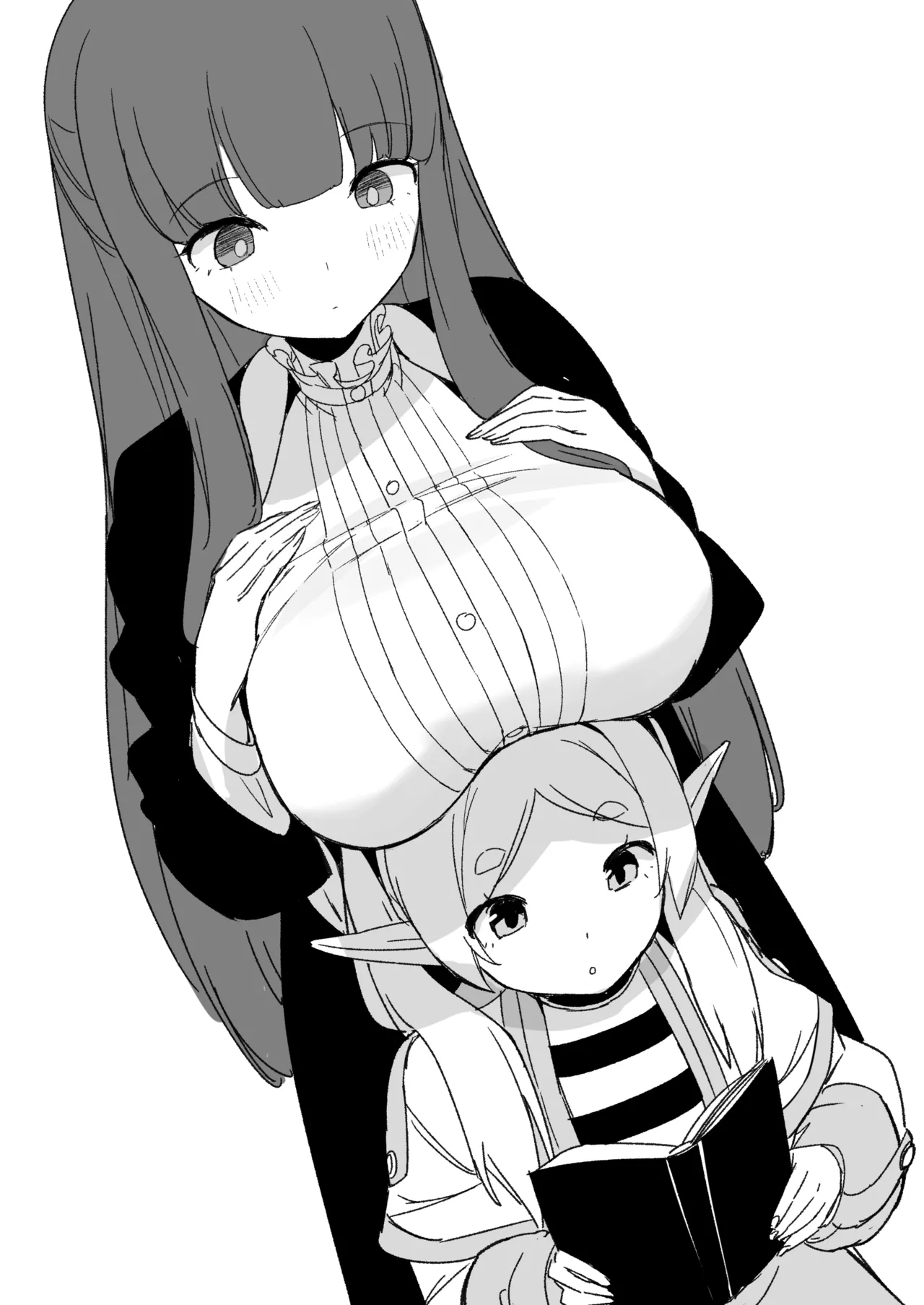 Ai o Todokeru Mahou | 传递爱的魔法 page 27 featuring fern sousou no frieren parody - kissing big breasts hentai manga - read online free