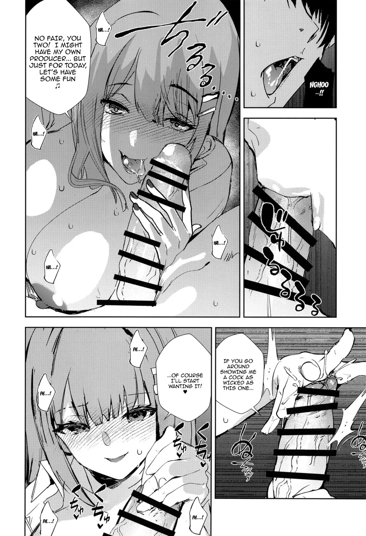 Girl Girl page 13 featuring producer the idolmaster parody - big breasts group hentai manga - read online free
