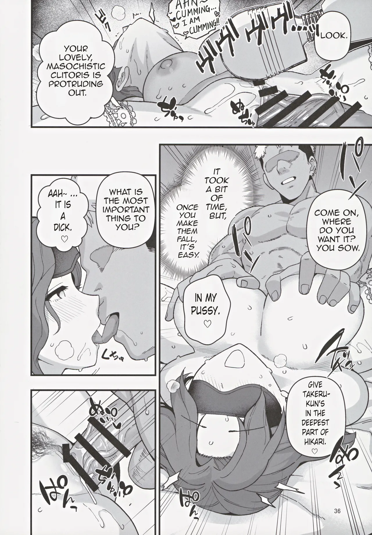 Shoushika Taisaku Partnership ni Erabarete Shimatta Haha to Osu | A Mother And A Stranger Male Chosen As Partners To Counter The Declining Birthrate page 37 original parody - milf kissing hentai manga - read online free