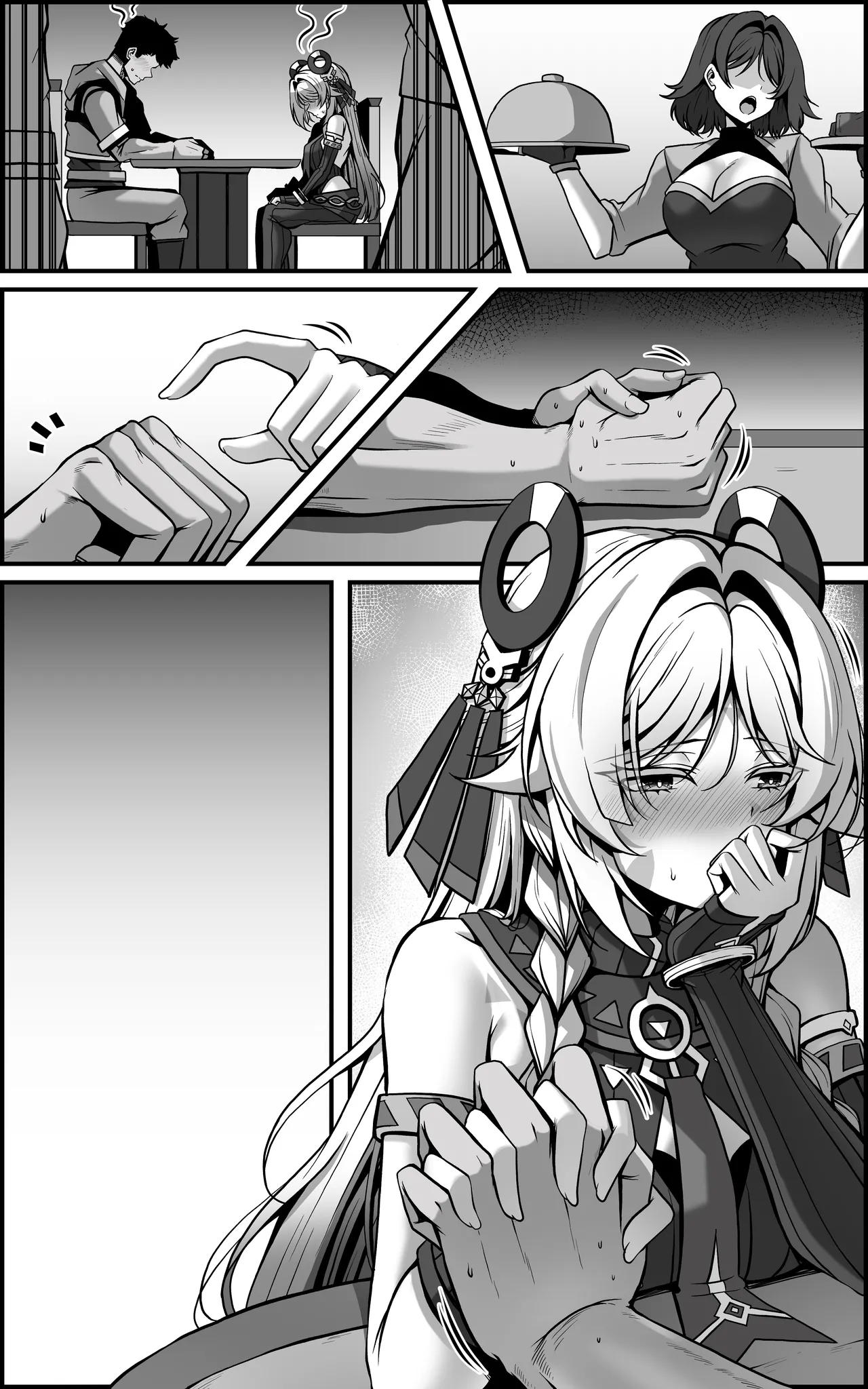 「黒曜石の老婆」って、重要なのは「老婆」であって、「黒曜石」じゃないの。 page 50 featuring citlali genshin impact parody - kissing big breasts hentai manga - read online free