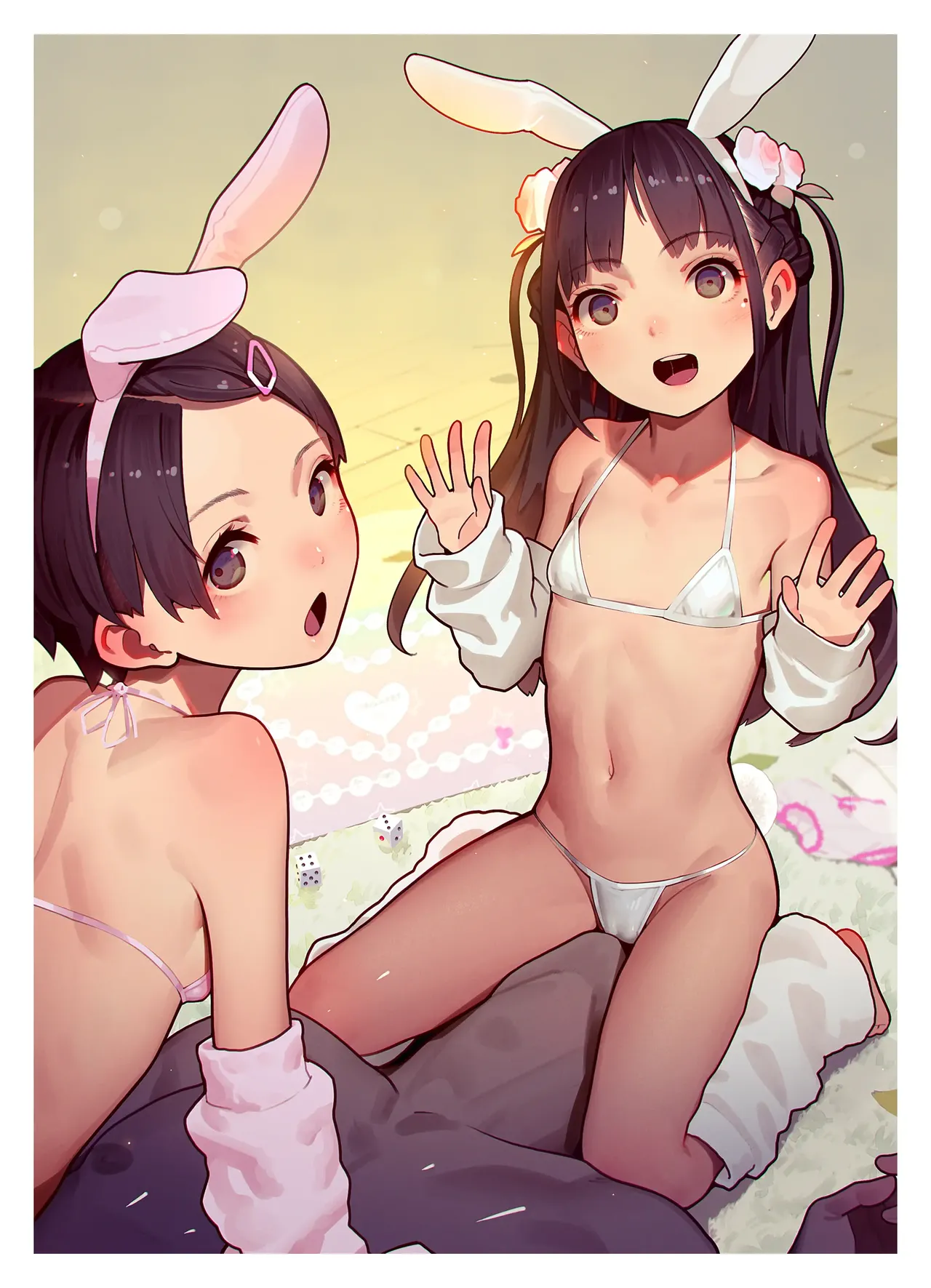 Otoko de asobu mesugaki-chan tachi illustration set 2020-2023 page 146 - full color dark skin hentai manga - read online free