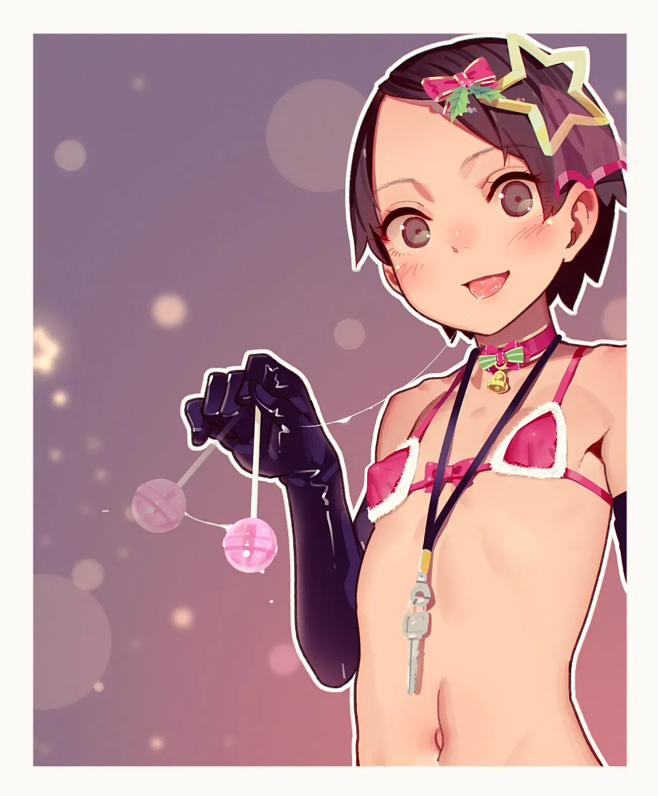 Otoko de asobu mesugaki-chan tachi illustration set 2020-2023 page 176 - full color dark skin hentai manga - read online free