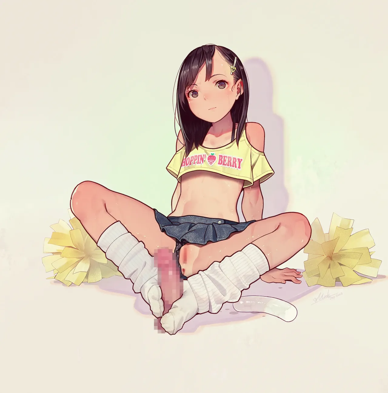 Otoko de asobu mesugaki-chan tachi illustration set 2020-2023 page 226 - full color dark skin hentai manga - read online free